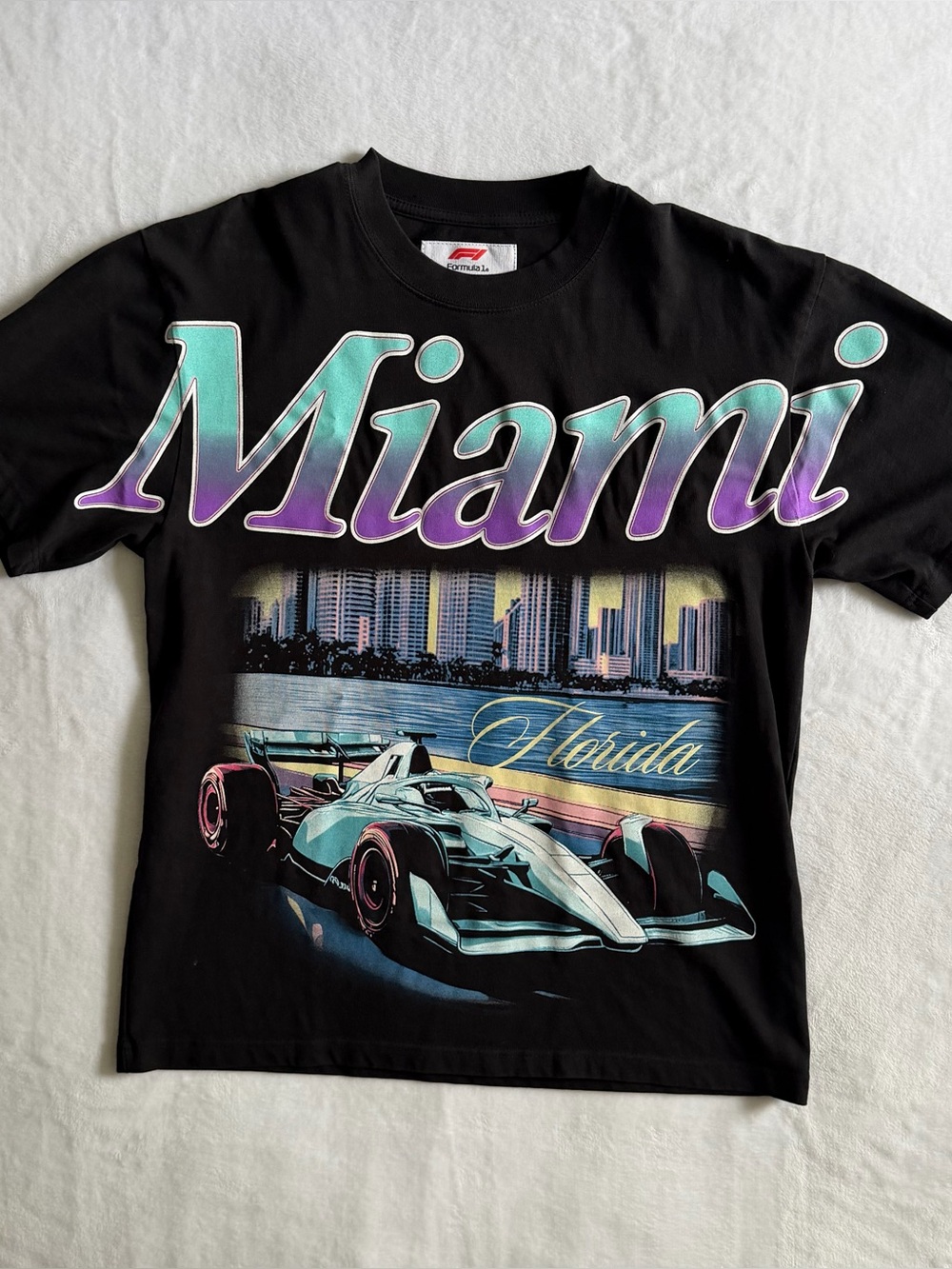 Formula 1X Pacsun Shirt Mens Medium Miami
Florida Graphic Racing Car Fl Skyline
